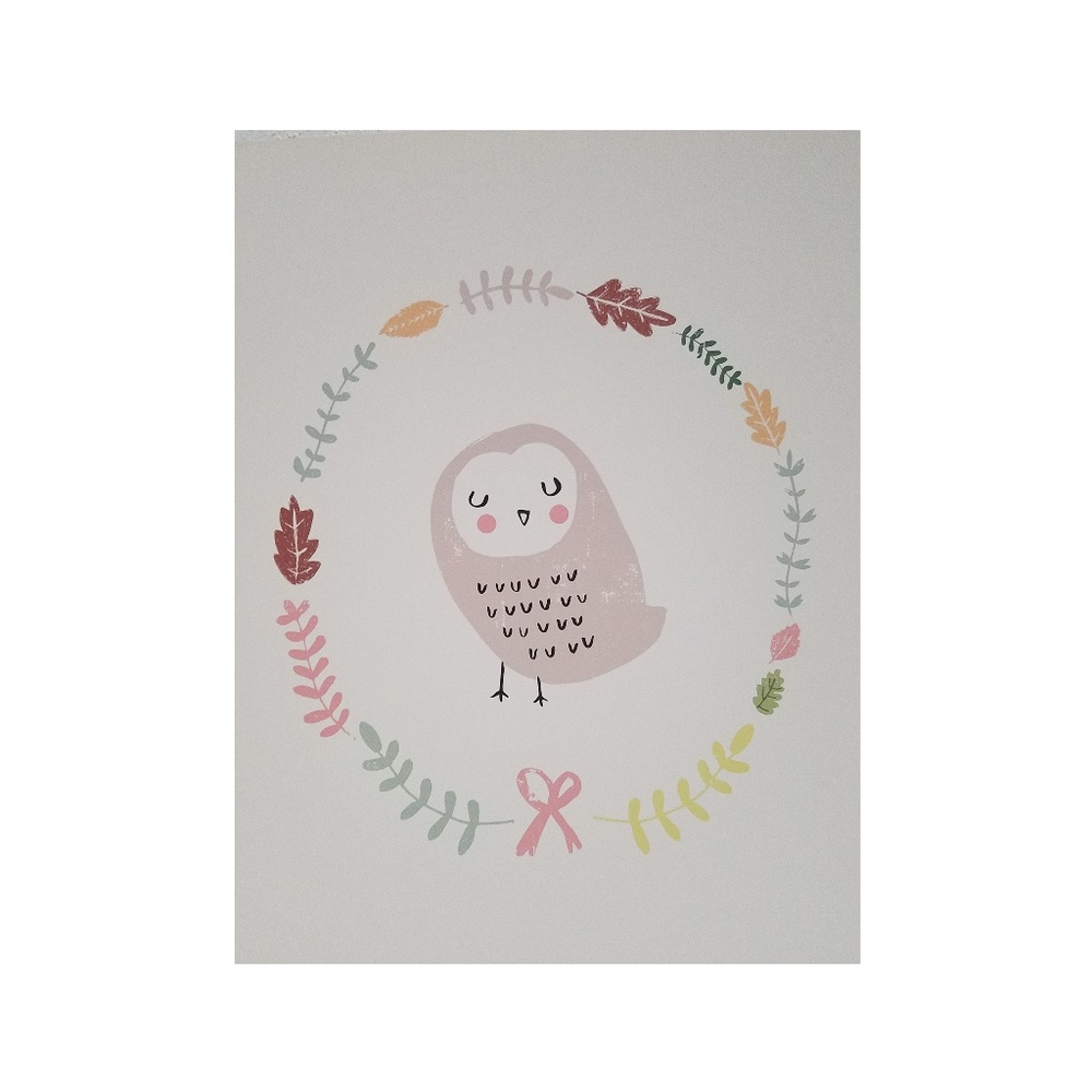 Children's Wall Art Print Little Owl 11X14